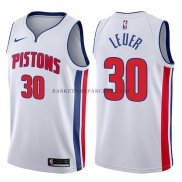 Maillot Detroit Pistons Jon Leuer Association 2017-18 Blanc