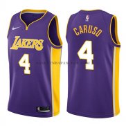 Maillot Los Angeles Lakers Alex Caruso Statehombret 2017-18 Vole