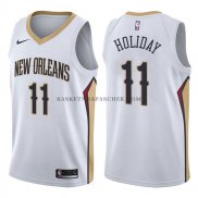Maillot New Orleans Pelicans Jrue Holiday Association 2017-18 Bl
