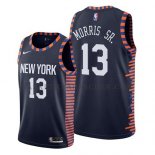 Maillot New York Knicks Marcus Morris Sr. Ville 2019 Bleu
