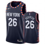 Maillot New York Knicks Mitchell Robinson Ville 2019 Bleu
