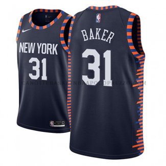 Maillot New York Knicks Ron Baker Ciudad 2018-19 Bleu