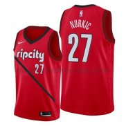 Maillot Portland Trail Blazers Jusuf Nurkic Earned 2019 Rouge