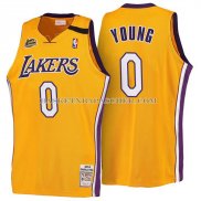Maillot Retro 1999-00 Los Angeles Lakers Young Jaune