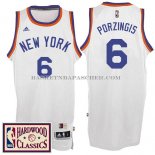 Maillot Retro New York Knicks Porzingis Blanc