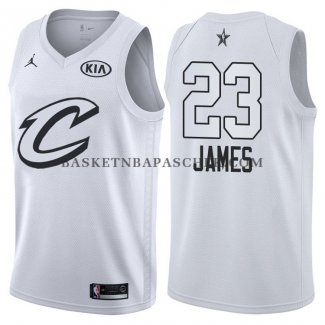 Maillot All Star 2018 Cleveland Cavaliers Lebron James Blanc