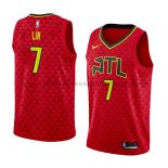 Maillot Atlanta Hawks Jeremy Lin Statement 2018-19 Rouge