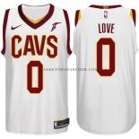 Maillot Authentique Cleveland Cavaliers Love 2017-18 Blanc