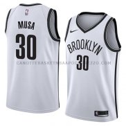 Maillot Brooklyn Nets Dzanan Musa Association 2018 Blanc