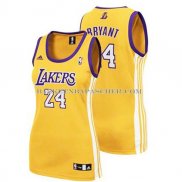 Maillot Femme Los Angeles Lakers Bryant Jaune