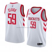 Maillot Houston Rockets Gary Clark Association 2018 Blanc