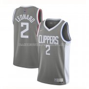 Maillot Los Angeles Clippers Kawhi Leonard Earned 2020-21 Gris