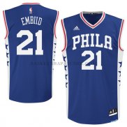 Maillot NBA Authentique Philadelphia 76ers Embiid Bleu