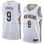 Maillot New Orleans Pelicans Rajon Rondo Association 2018 Blanc