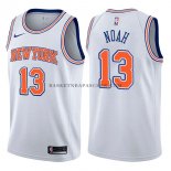 Maillot New York Knicks Joakim Noah Statehombret 2017-18 Blanc