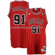 Maillot Retro Chicago Bulls Rodman Rouge