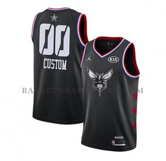 Maillot All Star 2019 Charlotte Hornets Personnalise Noir