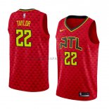 Maillot Atlanta Hawks Isaiah Taylor Statement 2017-18 Rouge