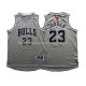 Maillot Authentique Chicago Bulls Jordan Gris