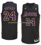 Maillot Authentique Los Angeles Lakers Bryant Noir