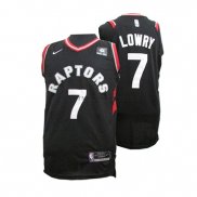 Maillot Authentique Toronto Raptors Lowry 2017-18 Noir