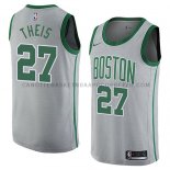 Maillot Boston Celtics Daniel Theis Ciudad 2018 Gris
