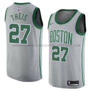 Maillot Boston Celtics Daniel Theis Ciudad 2018 Gris