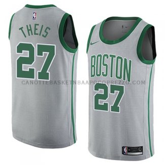 Maillot Boston Celtics Daniel Theis Ciudad 2018 Gris