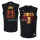 Maillot Champion Final Cleveland Cavaliers James 2016 Noir