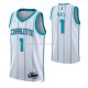 Maillot Charlotte Hornets Lamelo Ball NO 1 Association 2022-23 Blanc