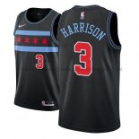 Maillot Chicago Bulls Shaquille Harrison Ciudad 2018-19 Noir
