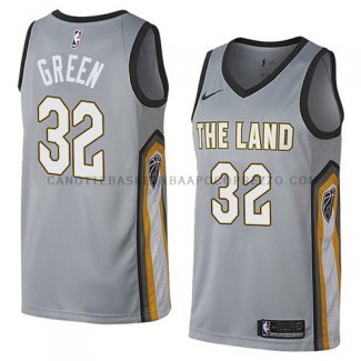Maillot Cleveland Cavaliers Jeff Green Ciudad 2018 Gris