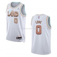 Maillot Cleveland Cavaliers Kevin Love NO 0 Ville 2022-23 Blanc