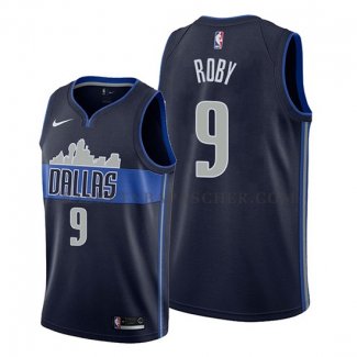 Maillot Dallas Mavericks Isaiah Roby Statement Bleu