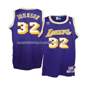 Maillot Enfant Los Angeles Lakers Johnson Purpura