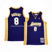 Maillot Enfant Los Angeles Lakers Kobe Bryant NO 8 Mitchell & Ness 1999-00 Volet