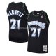 Maillot Enfant Minnesota Timberwolves Kevin Garnett NO 21 Hardwood Classics Throwback 1997-98 Noir