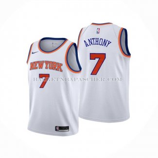 Maillot Enfant New York Knicks Carmelo Anthony NO 7 Association Blanc