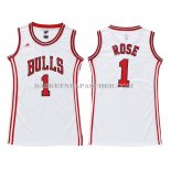 Maillot Femme Chicago Bulls Rose Blanc