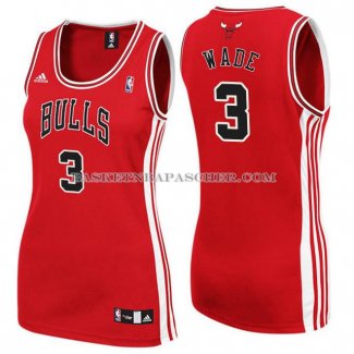 Maillot Femme Chicago Bulls Wade Rouge