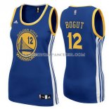 Maillot Femme Golden State Warriors Bogut Bleu