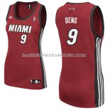 Maillot Femme Miami Heat Deng Rouge