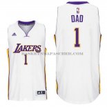 Maillot Fete des peres Los Angeles Lakers Dad Blanc