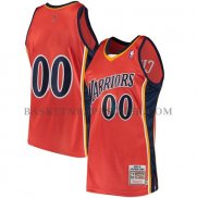 Maillot Golden State Warriors Personnalise Hardwood Classics 2009-10 Orange