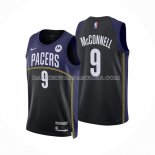 Maillot Indiana Pacers T.j. Mcconnell NO 9 Ville 2022-23 Bleu
