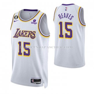 Maillot Los Angeles Lakers Austin Reaves NO 15 Association 2022-23 Blanc
