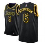 Maillot Los Angeles Lakers Lance Stephenson Ciudad 2018 Noir