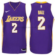 Maillot Los Angeles Lakers Lonzo Ball 2017-18 Volet