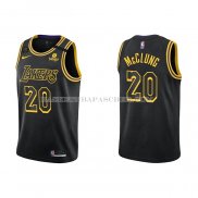 Maillot Los Angeles Lakers Mac Mcclung NO 20 Mamba 2021-22 Noir