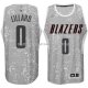 Maillot Lumieres de la ville Portland Trail Blazers Lillard Gris